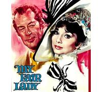 "MY FAIR LADY" - Audrey Hepburn Rex Harrison - Vintage Movie Poster - Poster Size : A4