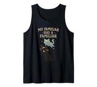 My Familiar Has A Familiar Witch Cat Tank Top