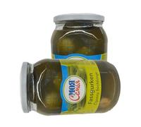 My Family Barrel Cucumbers Lactic Fermented 860G Gurken Milchsauer Vergoren Canned Food Ready to Use Product of Romania Pack of 2