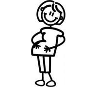 My Family Car Stickers ~ Sticker MOTHER/MUM PREGNANT (M10)