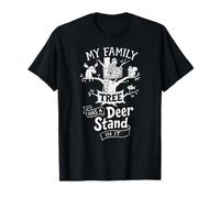 My Family Tree Has A Deer Stand in It - Antler Animal Lover T-Shirt