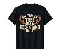 My Family Tree Has A Deer Stand in It Deer Hunting Buck T-Shirt