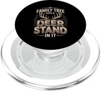 My Family Tree Has A Deer Stand In It Hunting PopSockets PopGrip for MagSafe