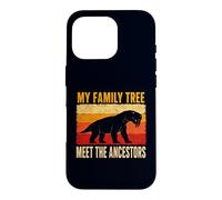 My Family Tree Meet The Ancestors Gorgonopsian Retro Case for iPhone 16 Pro