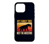 My Family Tree Meet The Ancestors Gorgonopsian Retro Case for iPhone 16 Pro Max