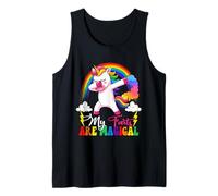 My Farts Are Magical Dabbing Unicorn Rainbow Proud LGBT Tank Top