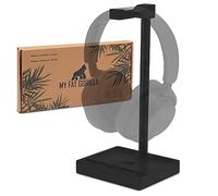 MY FAT GORILLA Bamboo Headphone Stand (Black)