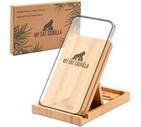 MY FAT GORILLA - Wooden Phone Stand and iPad Stand from Bamboo - Wooden Stand for Mobile Phone and Tablet - Kindle holder Wood - ebook reader device