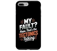 My Fault Nope Tectonics Talking Volcano Geology Pun Case for iPhone 7 Plus/8 Plus