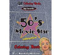 My Favorite 50's Movie Star Coloring Book (QR Coloring Books)