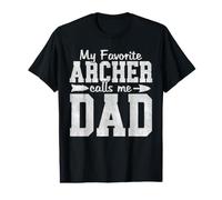 My Favorite Archer Calls Me Dad Archery Dad Father's Day Value Graphic T-Shirt