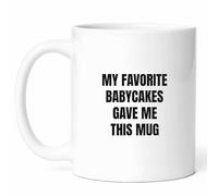 My Favorite Babycakes Mug - Beloved Coffee Cup - Funny Gift from Family - Adored Youngster Tea Mugs - Treat11Oz Drinking Cups for Birthday, Him, Her, Christmas, Celebration, Little One