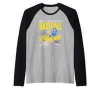 My Favorite Baseball Player Calls Me Dad Sports Raglan Baseball Tee
