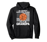 My Favorite Basketball Player Calls Me Grandpa Pullover Hoodie