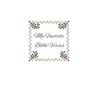 My Favorite Bible Verses Cross-Stitched Border: The inside features a signature page, along with 116 lined and numbered pages to record your favorite Verses in the Bible.