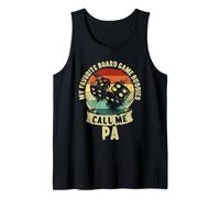 My Favorite Board Game Buddies Call Me Pa Fathers Day Tank Top