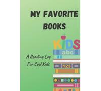 My Favorite Books: A Reading Log For Cool Kids | Kids Reading Log | Reading Log Journal | Kids Reading Journal