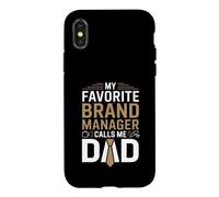 My Favorite Brand Manager Calls Me Dad Proud Fathers Day Case for iPhone X/XS