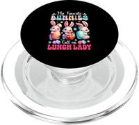 My Favorite Bunnies Call Me Lunch Lady Easter Hunting Eggs PopSockets PopGrip for MagSafe