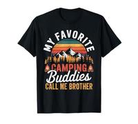 My Favorite Camping Buddies Call Me Brother Fathers Day T-Shirt