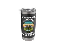 My Favorite Camping Buddies Call Me Dad RV Camper Camping Stainless Steel Insulated Tumbler