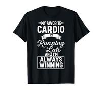 My Favorite Cardio is Running Late Funny Adult Humor Joke T-Shirt