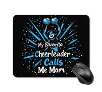 My Favorite Cheerleader Mom Gaming Mouse Pad with Rubber Base