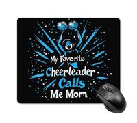 My Favorite Cheerleader Mom Gaming Mouse Pad with Rubber Base