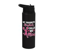 My Favorite Cheerleaders Calls me Mom Stainless Steel Insulated Water Bottle