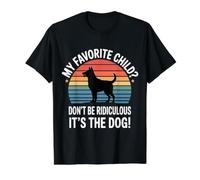 My Favorite Child Don't Be Ridiculous It's The Dog - Value Graphic T-Shirt, Men, Black, M