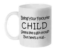 My Favorite Child Give Me This Funny Novelty Ceramic Coffee Mug, Birthday Gifts for Mom, Dad,Parents,Mothers Day Fathers Day Gag Gifts from Daughter,11Oz