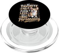 My Favorite Child Has Four Legs And A Big Personality Corgi PopSockets PopGrip for MagSafe