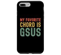 My Favorite Chord is Gsus retro Christian Guitar player pun Case for iPhone 7 Plus/8 Plus