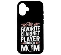 My Favorite Clarinet Player Calls Me Mom Band Case for iPhone 16