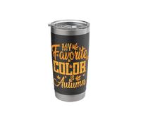 My Favorite Color is Autumn Stainless Steel Insulated Tumbler