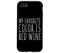 My Favorite Color Is Red Wine Funny Drinking Case for iPhone SE (2020) / 7/8