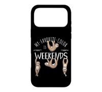 My Favorite Color Is Weekends Lazy Chill Out Sloth Case for iPhone 17 Pro Max