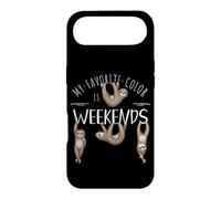 My Favorite Color Is Weekends Lazy Chill Out Sloth Case for iPhone Air