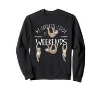 My Favorite Color Is Weekends Lazy Chill Out Sloth Sweatshirt