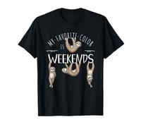 My Favorite Color is Weekends Lazy Chill Out Sloth T-Shirt