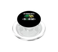 My Favorite Day Is Trash Day Funny Garbage Truck Driver PopSockets PopGrip for MagSafe