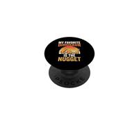 My Favorite Dinosaur Is Nugget Dino Nugget Humor PopSockets Adhesive PopGrip