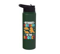 My Favorite Dinosaur is The Nugget Stainless Steel Insulated Water Bottle