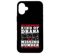 My Favorite Drama Is A Missing Number In The Last Row Case for iPhone 16 Plus
