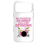 My Favorite Drummer Calls Me Grandma, Mother's Day Drums Case for iPhone 17 Pro Max