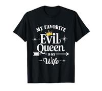 My Favorite Evil Queen Is My Wife Halloween Husband T-Shirt
