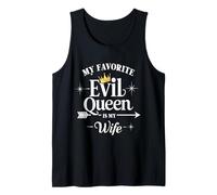My Favorite Evil Queen Is My Wife Halloween Husband Tank Top