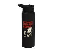 My Favorite Fairy Tale Crimes Wolf Podcast Stainless Steel Insulated Water Bottle