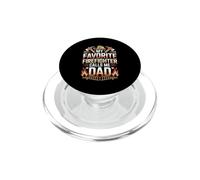 My Favorite Firefighter Calls Me Dad Proud Fathers Day PopSockets PopGrip for MagSafe