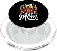 My Favorite Firefighter Calls Me Mom PopSockets PopGrip for MagSafe